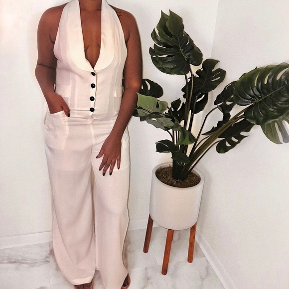 Pants - Linen jumpsuit
